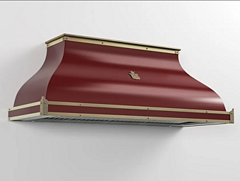 Настенный металлический кухонный вытяжной шкаф с интегрированным освещением Officine Gullo CPP004 фабрика Officine Gullo из Италии