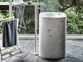 Напольный смеситель для раковины с одним рычагом из латуни AGAPE FEZ 2 фабрика Agape из Италии