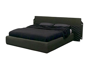 Двуспальная кровать с обитой спинкой MOROSO Camp DL8175 фабрика Moroso из Италии