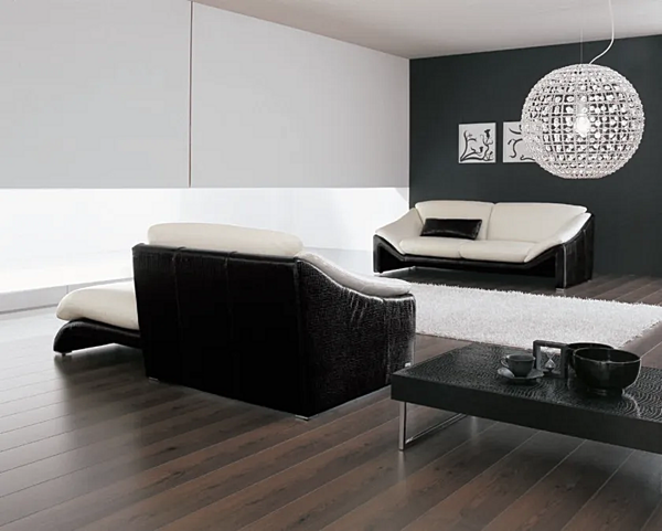 Диван на два места с обитой спинкой из ткани MitoHome Noctua фабрика MitoHome из Италии. Фото №6