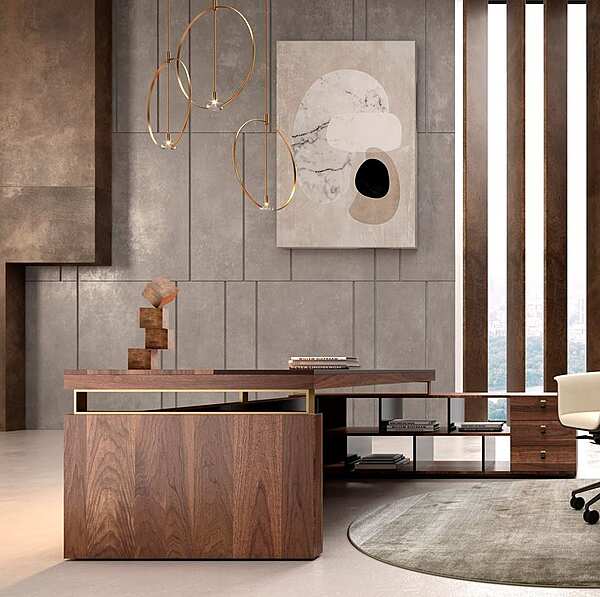 Письменный стол с тумбой DELLA ROVERE Bellagio D275015 фабрика DELLA ROVERE из Италии. Фото №4