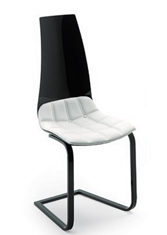 Стул JOLIE 30 BASE D white black