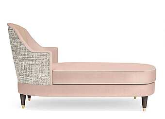 Кушетка из массива дерева с мягкой обивкой DECORA ( LCI STILE) V027L фабрика DECORA ( LCI STILE) из Италии