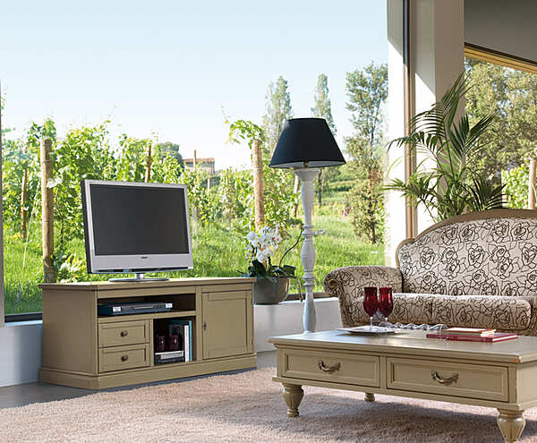 Тумба под TV TONIN CASA Classic Collection OLIVER - 1441 фабрика TONIN CASA из Италии. Фото №2