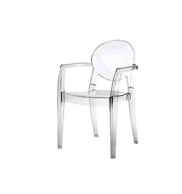 Кресло из металла и поликарбоната ARREX A033/2 фабрика ARREX из Италии. Фото №2