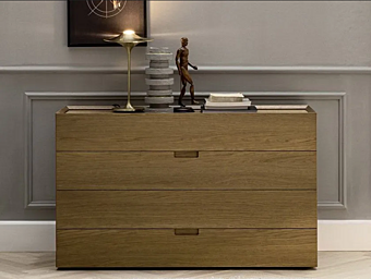 Комод из дерева с пятью ящиками NOVAMOBILI Quarantacinque