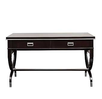 Письменный стол из массива дерева с отделкой из металла DECORA ( LCI STILE) D0421 фабрика DECORA ( LCI STILE) из Италии