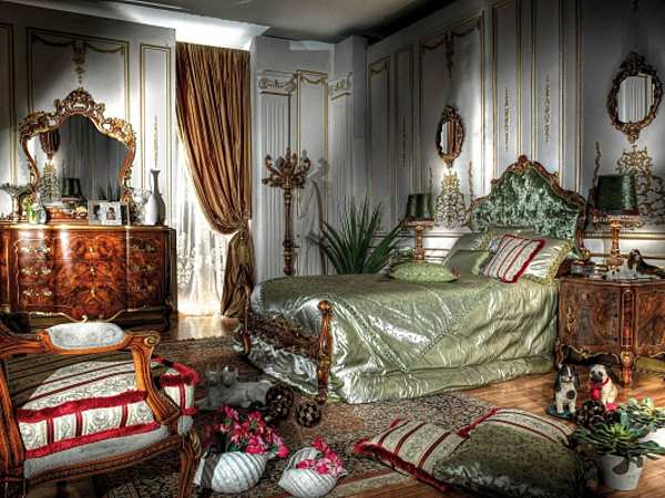 Кровать ASNAGHI INTERIORS GD2701 фабрика ASNAGHI INTERIORS из Италии. Фото №2