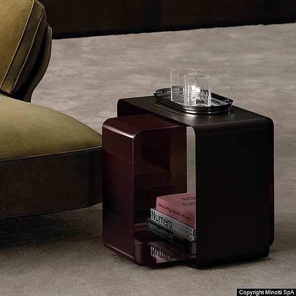 Журнальный стол MINOTTI Nastro  фабрика Minotti из Италии. Фото №6