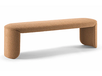 Тканевая скамья  мягкой обивкой BROSS Petal 1460 фабрика BROSS из Италии