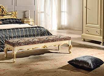 Банкетка из массива дерева с мягкой обивкой BELLUTTI 6094 фабрика BELLUTTI из Италии