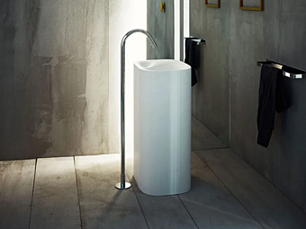 Накладная раковина прямоугольной формы из материала Cristalplant AGAPE Nivis фабрика Agape из Италии