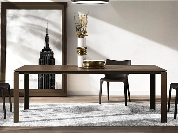 Прямоугольный деревянный обеденный стол VALCUCINE Symposium фабрика VALCUCINE из Италии. Фото №1