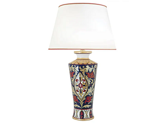 Настольная лампа из керамики ручной работы Lustro Antico L_Antica Deruta LA/1132/L/50