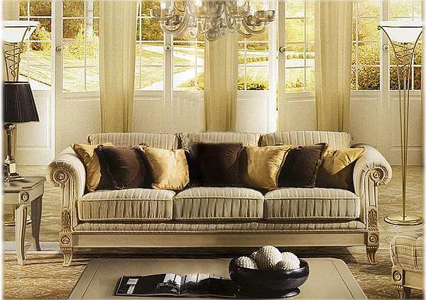 Диван ANGELO CAPPELLINI 11080/D3 фабрика ANGELO CAPPELLINI из Италии. Фото №1