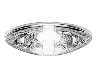 Встраиваемый кристаллический светильник для подвесного потолка Fabbian Jnat фабрика Fabbian из Италии