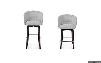 Стул барный MINOTTI Amélie "Stool"  фабрика Minotti из Италии