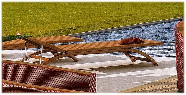 Шезлонг LOOM ITALIA AE66 фабрика LOOM ITALIA из Италии. Фото №1
