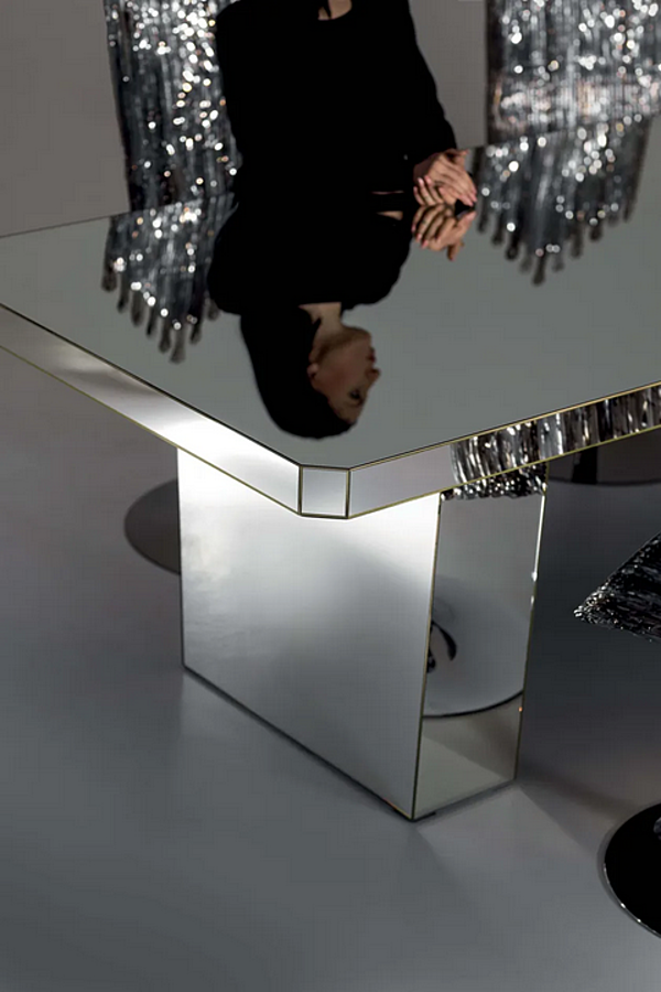 Прямоугольный обеденный стол из дерева Edra Phantom фабрика EDRA из Италии. Фото №6