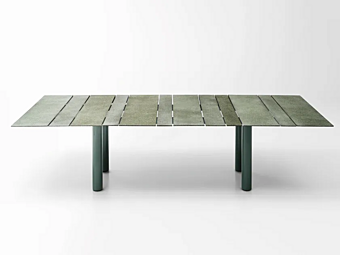 Деревянный садовый стол PAOLA LENTI Dock B242A фабрика PAOLA LENTI из Италии