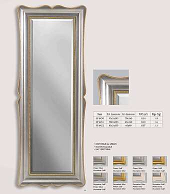 Зеркало TONIN CASA Classic Collection SP 6450 фабрика TONIN CASA из Италии