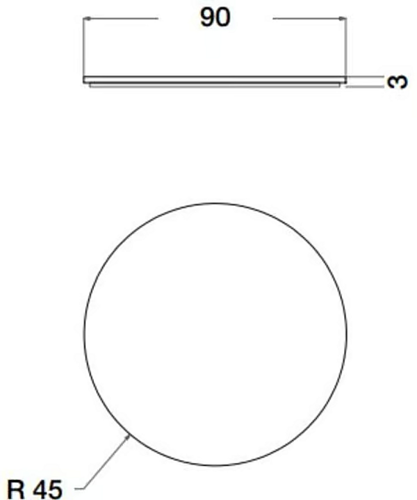 Круглый деревянный стол с мраморной ленивая Сьюзан Eclipse CPRN HOMOOD E214 + E215 фабрика CPRN HOMOOD из Италии. Фото №3