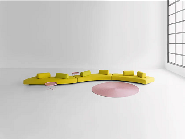 Модульный диван с тканевой обивкой PAOLA LENTI Orlando B77R фабрика PAOLA LENTI из Италии. Фото №4