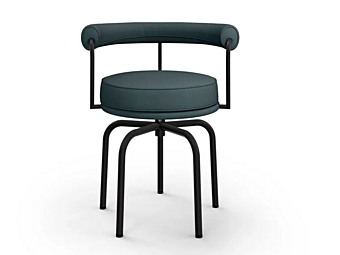 Кресло с подлокотниками вращающееся из ткани CASSINA 7 FAUTEUIL TOURNANT DURABLE 007 фабрика CASSINA из Италии