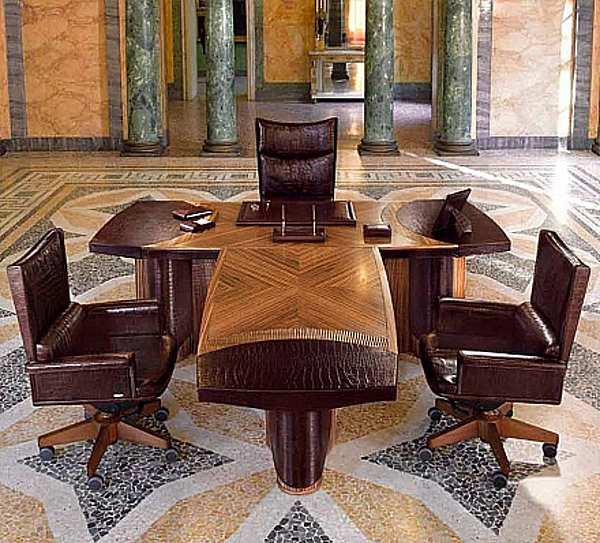 Элитный письменный стол MASCHERONI PLANET TABLES фабрика MASCHERONI из Италии. Фото №2
