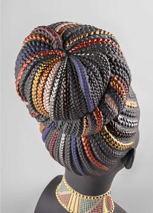Бюст LLADRO African colors Sculpture фабрика LLADRO из Италии. Фото №6