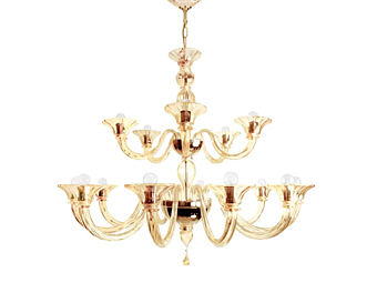 Люстра из муранского стекла ручной работы Eleganza Abrissi 10410