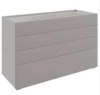 Комод с 4-мя ящиками из дерева MISURAEMME Cube CU03V фабрика MisuraEmme из Италии