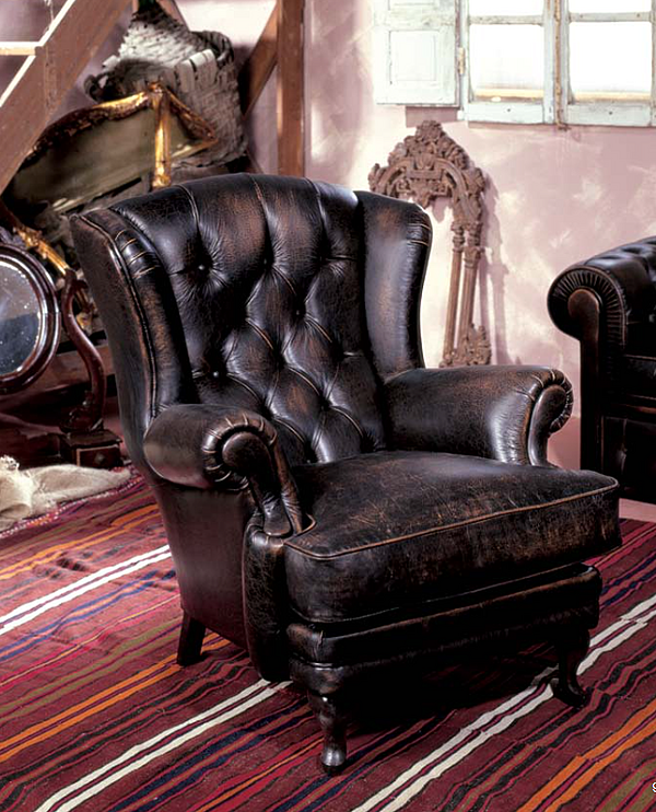 Кресло MANTELLASSI "UPHOLSTERY" Gentleman фабрика MANTELLASSI из Италии. Фото №4