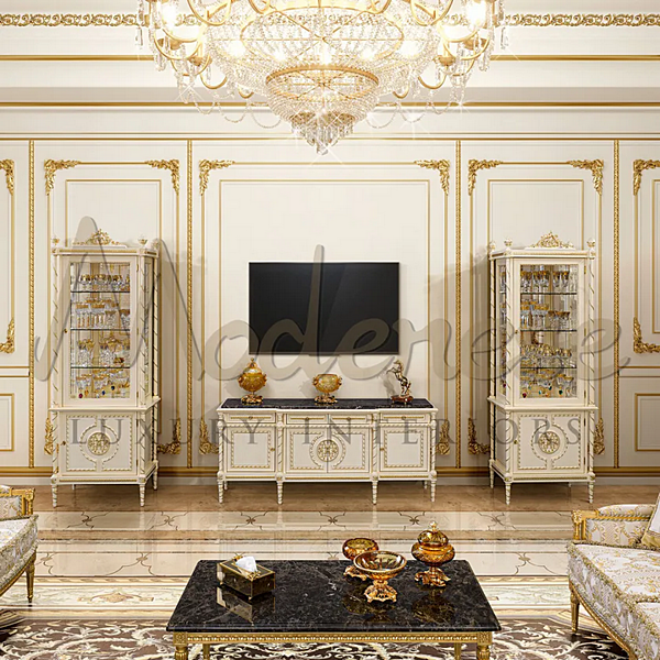 Прямоугольный журнальный стол из дерева MODENESE GASTONE 14834 фабрика MODENESE GASTONE из Италии. Фото №2