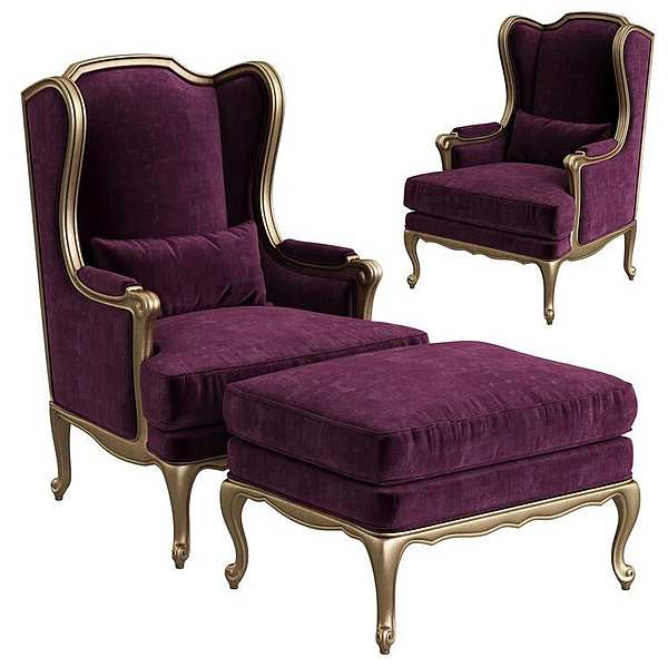 Пуф ANGELO CAPPELLINI MEDITERRANEO 0589/P фабрика ANGELO CAPPELLINI из Италии. Фото №2