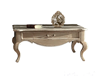 Журнальный стол из массива дерева квадратный Interiors Italia PR605