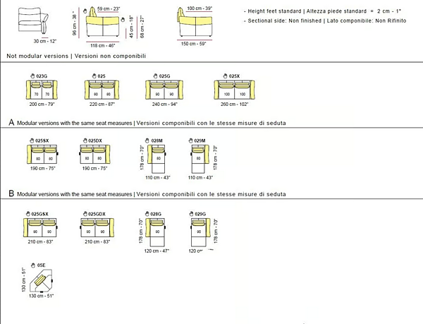 Диван с обитой спинкой на два места из ткани ALBA Marinelli Home M1342 фабрика Marinelli Home из Италии. Фото №10