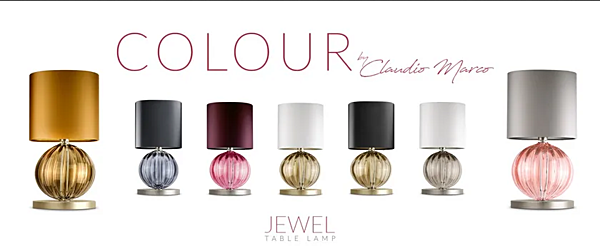 Настольная лампа из муранского стекла Jewel Abrissi 11261 фабрика ABRISSI из Италии. Фото №9