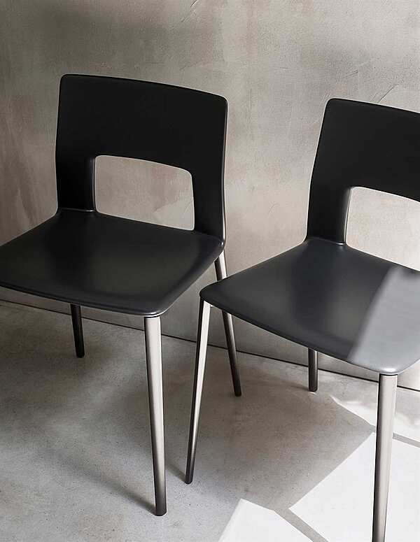 Стул DESALTO Kobe - chair with tubular frame фабрика DESALTO из Италии. Фото №9