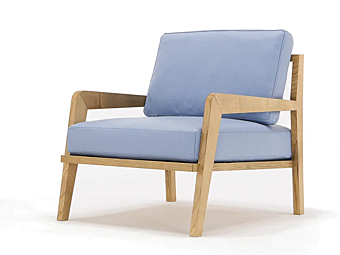 Кресло с подлокотниками из кожи EGOITALIANO Oslo фабрика Egoitaliano из Италии