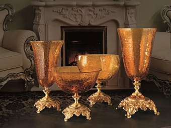 Стеклянная ваза Barocco от Euroluce Lampadari фабрика EUROLUCE LAMPADARi из Италии