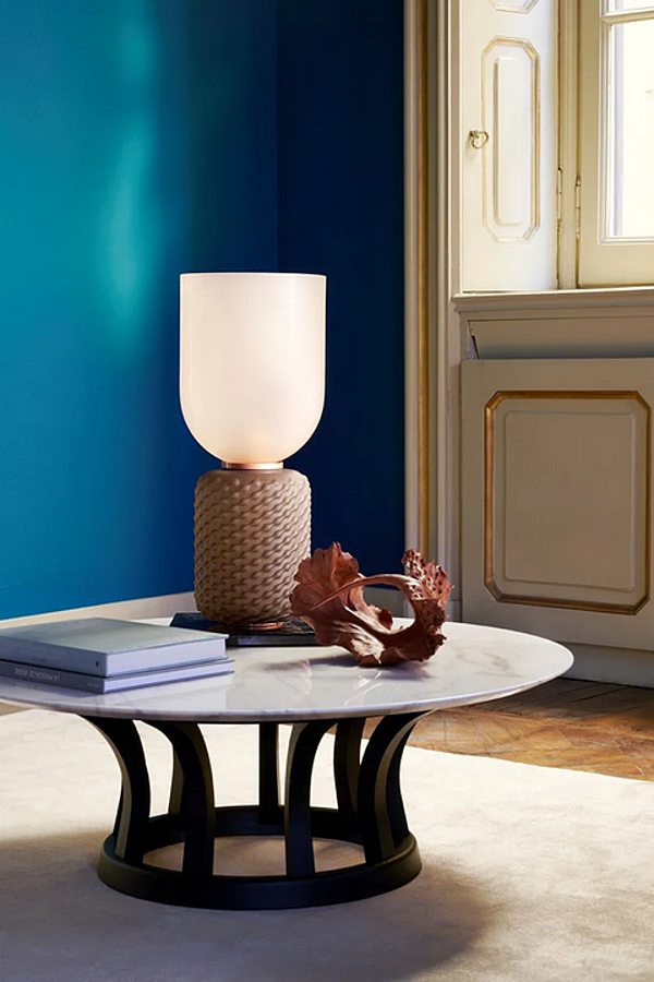 Настольная лампа из blown glass с мраморным основанием CASSINA FICUPALA фабрика CASSINA из Италии. Фото №6