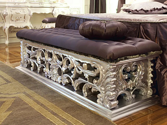 Обитая скамья из ткани MODENESE GASTONE 14521 фабрика MODENESE GASTONE из Италии