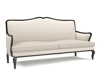 Диван из массива дерева с мягкой обивкой DECORA ( LCI STILE) N096L