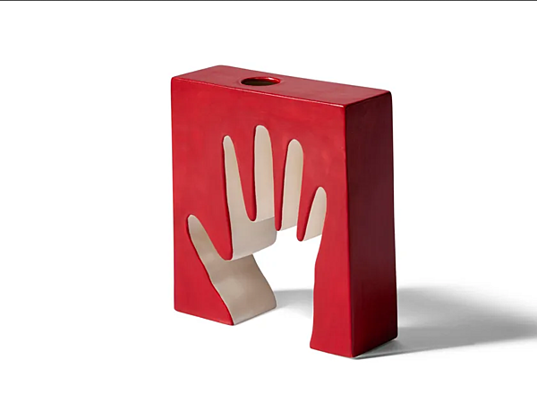 Керамическая ваза Impronta Mano CASSINA фабрика CASSINA из Италии. Фото №1
