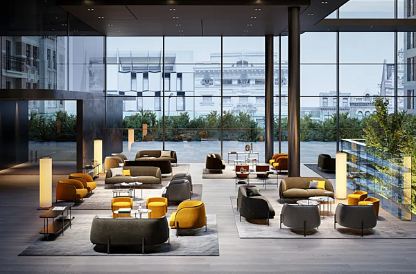 Открытая напольная книжная полка из дерева Liu Jo Living Collection Caillou фабрика Liu Jo Living Collection из Италии. Фото №6