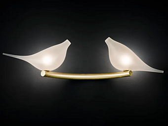 Настенный светильник из吹吹 стекла коллекции Light of Love MULTIFORME AP3380-1 фабрика MULTIFORME из Италии