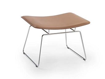 Оттоманка с обивкой из кожаной ткани FLEXFORM Echoes S H фабрика FLEXFORM из Италии