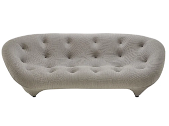 Диван на три места с обитой спинкой из ткани LIGNE ROSET PLoum 13170400 фабрика LIGNE ROSET из Италии