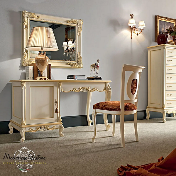 Письменный стол из массива дерева MODENESE GASTONE 12212 фабрика MODENESE GASTONE из Италии. Фото №2